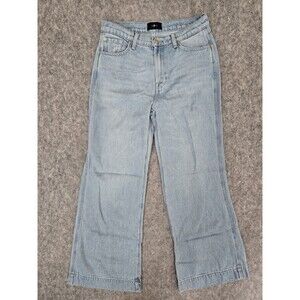 7 For All Mankind Modern Dojo Tailorless in Trendsetter High Rise Wide Leg Sz 27